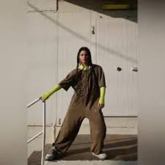 free people movement Pants - FP Movement by Free People Olive one shot winter green Jumpsuit